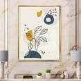 thumbnail image 3 of Designart Vintage Boho Minimalistic Flowers II FLOAT FRAME WALL ART, 3 of 4