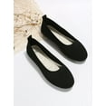 thumbnail image 3 of Gomelly Womens Ballet Flat Memory Foam Flats Mesh Casual Shoes Non-slip Loafers Work Walking Shoe Black 6.5, 3 of 8