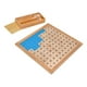 thumbnail image 4 of Juguete de tablero de matemáticas de madera, juguete para contar cien tableros, aprendizaje preescolar, regalo de cumpleaños, juguete de madera, cien, 4 of 9