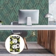 thumbnail image 6 of Yayeee Blank Wall Plate Cover 1-Gang 4.5"x2.7" Home Unused Decorative Outlet, Green Flower Pattern, 6 of 7