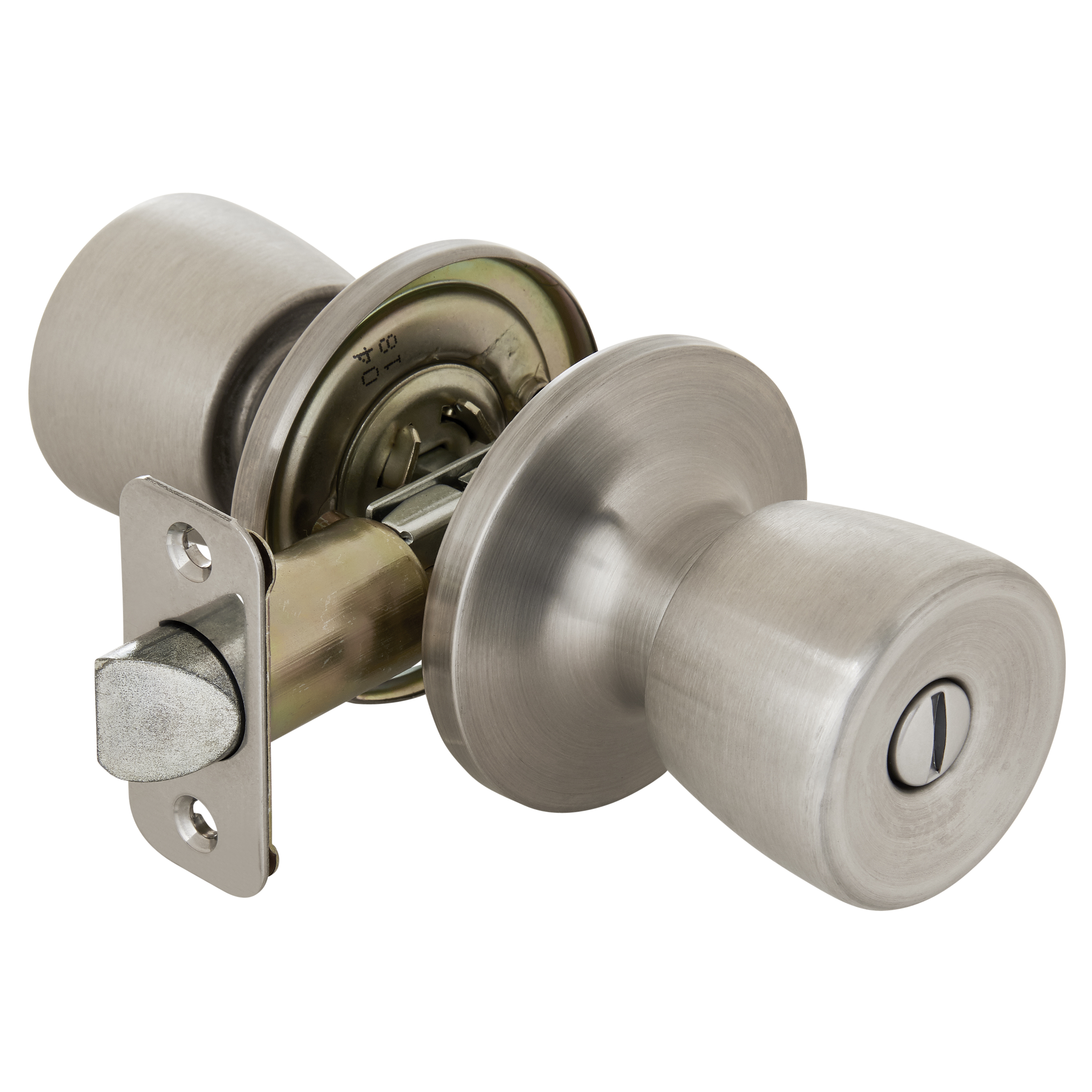 Hyper Tough Tulip Privacy Door Knob, Stainless Steel photo 8