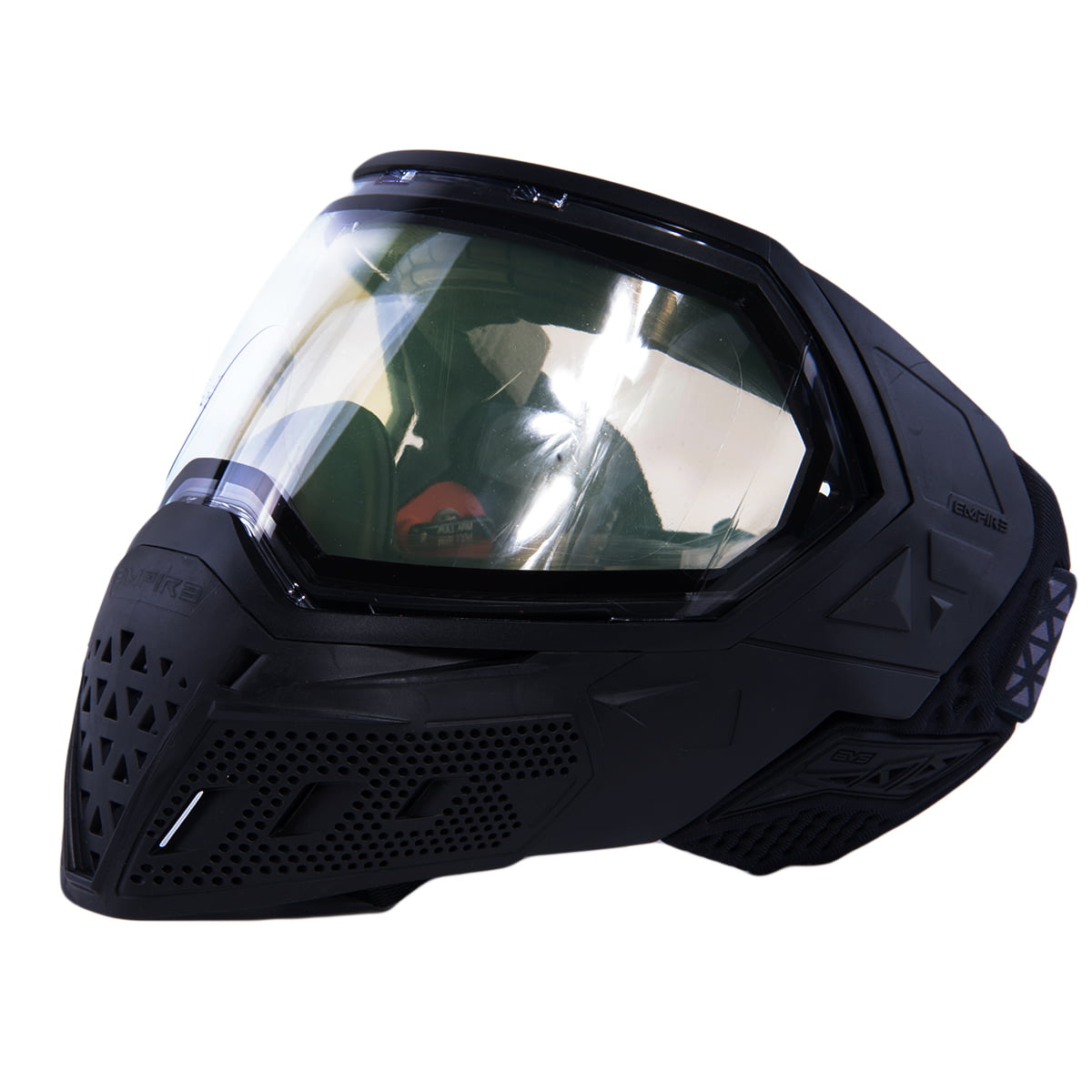 Empire EVS Paintball Airsoft Goggles With Clear & Smoke Lens Black Black 
