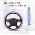 thumbnail image 2 of Kdxio Multicolor Glitter Print Elastic Stretch Steering Wheel Cover,Auto Steering Wheel Cover,15 Inch Anti-Slip,Warm in Winter and Cool in Summer,Fit Suvs,Vans Cars,Trucks, 2 of 7