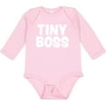 thumbnail image 3 of Inktastic Tiny Boss Boys or Girls Long Sleeve Baby Bodysuit, 3 of 5