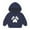 Navy, variant on ZACPNCV Baby Zip up Hoodies Fleece Lined Jacket Boys Girls Long Sleeve Hooded Sweatshirts for Kids Blue 5-6 Years