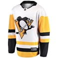 thumbnail image 2 of Men's Fanatics White Pittsburgh Penguins Breakaway Away Jersey, 2 of 3