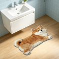 thumbnail image 4 of Tuvgenk Cute Bathroom Rugs Water Absorbing Bathroom Mats Novelty Shaped Quick Dry Animai Print Non-Slip 16 X 24 in, 4 of 6