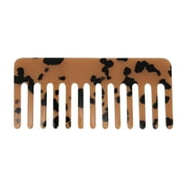 Unique Bargains 1 Pc Anti-Static Hair Comb Brown Acrylic