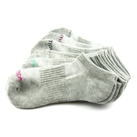 

Nautica Women s Sport No Show Moisture Control Athletic Socks in Grey 6 Pack