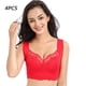 thumbnail image 1 of Lencería sin costuras para mujer, ropa interior de talla grande, sujetador de realce, lencería Sexy ultrafina, 1/2/3/4 Uds., 1 of 4