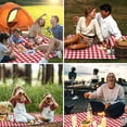 thumbnail image 5 of Picnic Blanket, Picnic Mat, 150X200CM Picnic Blanket, Anti-Sand Beach Blanket, Large Foldable Portable Waterproof Beach Mat, for Garden Camping Beach, 5 of 5