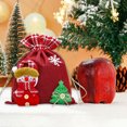 thumbnail image 4 of Christmas Gift Bags Christmas Decoration Items, Linen Apple Bags, Candy Bags, Cartoon Pattern Gift Bags, Christmas Bags, Small Storage Bags Small Gift Bags, 4 of 6
