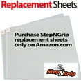 thumbnail image 4 of StepNGrip Courtside Shoe Grip Traction Board - Includes 30 Sticky Sheets and Shoe Scuff- Allows Court Grip for Basketball Volleyball. Sticky Stop Power, 4 of 8