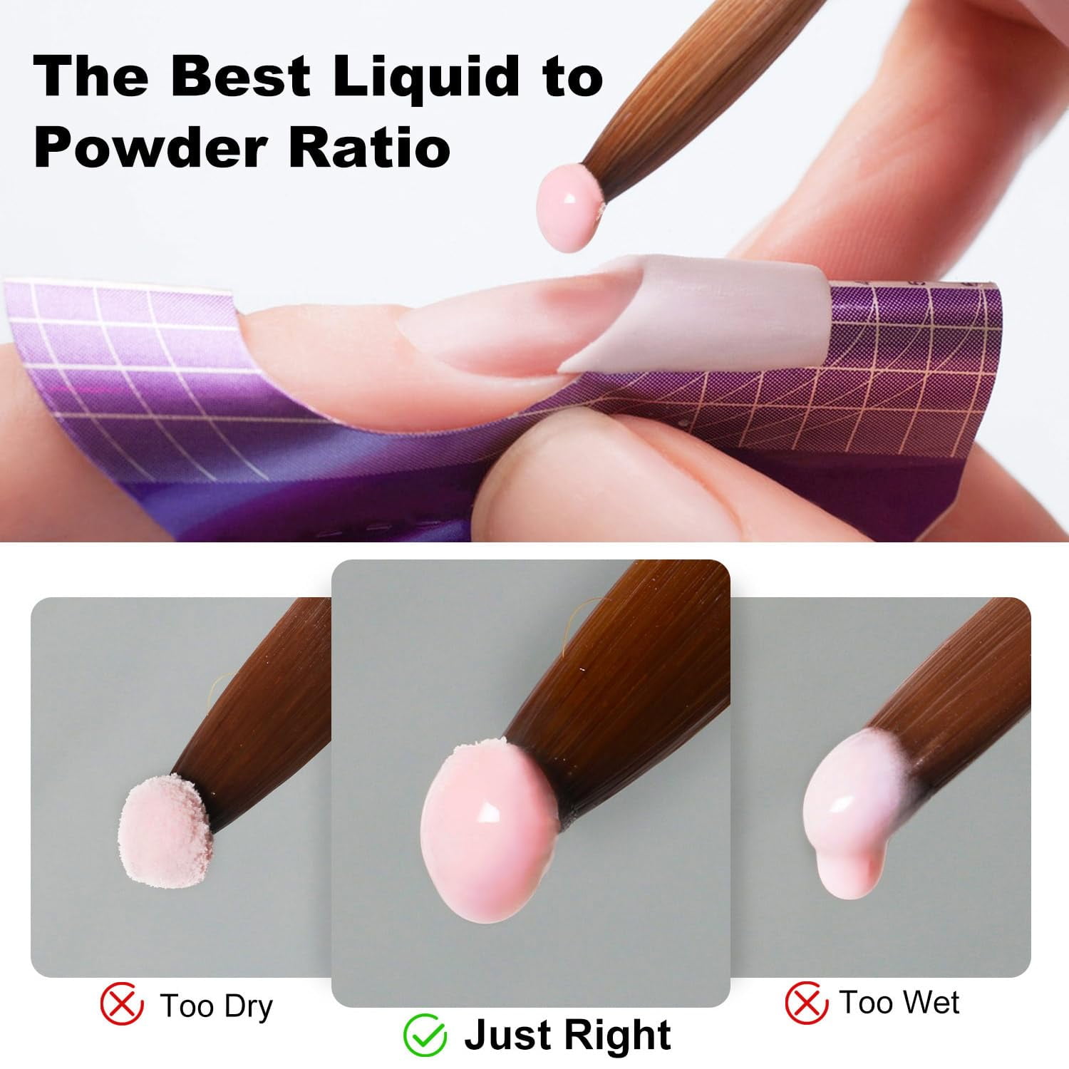 SUMMIT- Acrylic Nail Kit Starter Set Acrylic Powder with Nail Drill U V Light Professional Tools with Decoration Everything for Beginners Home Salon Gifts (Clear/White/Nude)