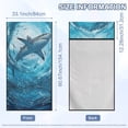 thumbnail image 5 of ZUXONGSY Car Seat Cover Towel Shark Print Cars Seat Towel Covers Non-Slip Towel Bucket Seat Covers Universal Fit for Cars Suvs Vans Trucks, 5 of 8