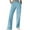 Light Blue, variant on Wide Leg Sweatpants Women Elastic Waist Straight Leg Trousers with Pockets Athletic Running Pants Workout Hiking Slacks Solid Casual Joggers 2026 Spring Summer Beach Vacation Outfits