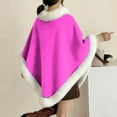 thumbnail image 4 of Cavosen Winter Shawl Fleece Elegant Wraps Solid Soft Thicken Warm Scarves Versatile Bridesmaid Wedding Fall Everyday Wear, 4 of 6