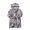 Grey, variant on LYMAYTER Toddler Hooded Bathrobe for 1-12Y Kids Soft Premium Fuzzy Robes Teen Print Sleepwear Bathrobe