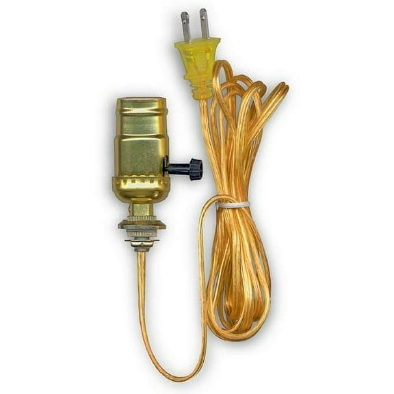 National Artcraft® Gold Lamp Repair Kit with Edison-Style Socket