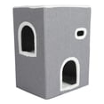 thumbnail image 2 of Maison pour Chat Pliable 3 Couches Multifonction pour l'Hiver, 2 of 7