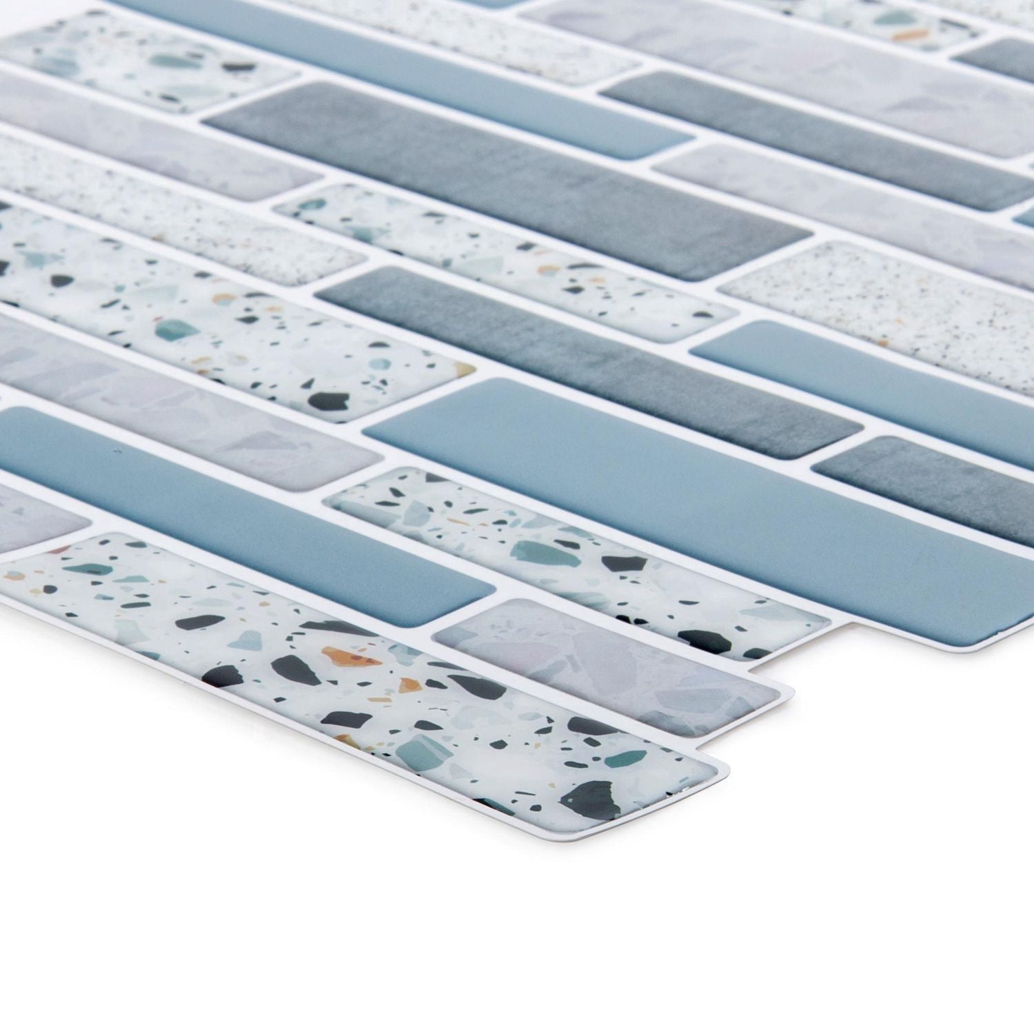 Truu Design Decorative Self-Adhesive Terrazzo Peel and Stick Wall Tiles