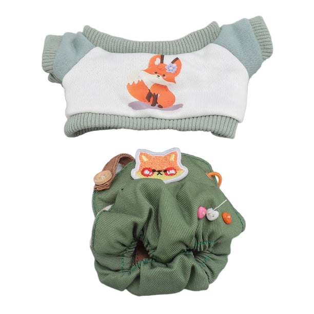 Linda Ropa Para Muñecas, Camiseta, Monos Para Muñecas De 8 Pulgadas Con Ropa De Juguete De Peluche, Vestir