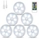 thumbnail image 1 of LED Night Light Closet Lamp, USB Rechargeable 6 Pack Wireless Night Lights with Touch Control and Remote Control Dimmable Brightness Powered Cabinet L, 1 of 5