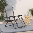 thumbnail image 2 of Juego de 2 sillones ajustables de malla de acero Zero Gravity, 2 of 8