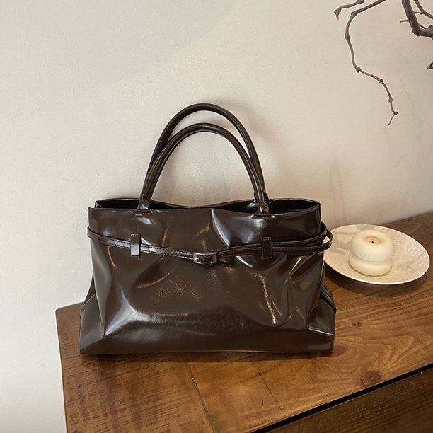 Bolsos para Mujeres PU Fashion Shoulde Bolse Large Capacidad Mano Moderada Hebillas Superior Elegante