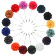 thumbnail image 1 of 16pcs Elegant Men Suit Brooch Flower Modeling Brooch Collar Decor Accessory, 1 of 7