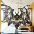 thumbnail image 6 of XIBUFE Halloween Hanging Bats,7x8\" Acrylic Bat Decor Stained Window Hanging,2024 New Colorful, 6 of 7
