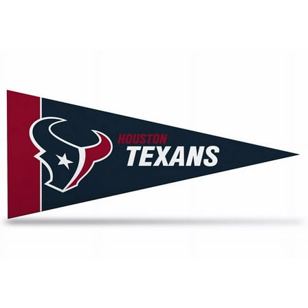 8 Pack Texans Mini Pennants, 4" x 9"