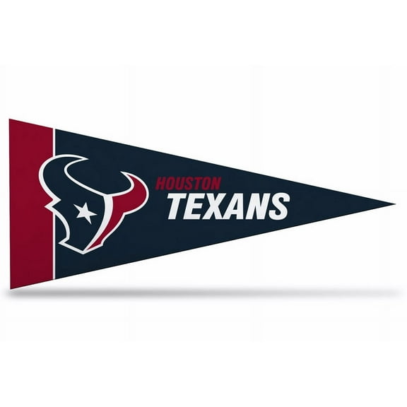 8 Pack Texans Mini Pennants, 4" x 9"
