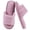 Pink, variant on House Slippers for Women Open Toe Fuzzy Slippers