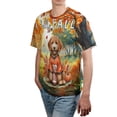 thumbnail image 4 of Hello Fall Goldendoodle Football Welcome Autumn with Leaves Pumpkins All Over Print 3D Shirt Unisex Merch Doodle Dog Lover Gifts Idea - 00012, 4 of 6