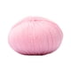 thumbnail image 5 of Bufanda de lana de color rosa claro, tejida a mano, chal, abrigo, 5 of 5