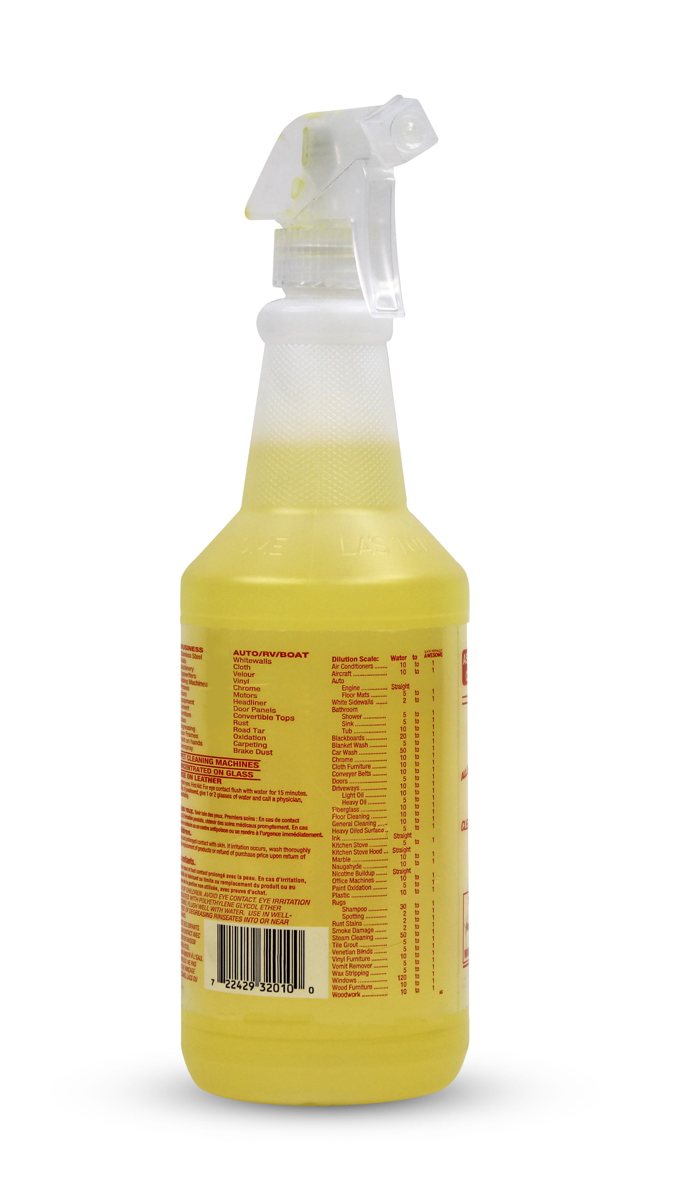 LA's Totally Awesome All Purpose Cleaner & Degreaser, Original, 32 fl oz