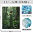 thumbnail image 3 of Diamond Art Kit for Adults, Enchanted Forest Fairy Green Wings Diamond Painting for Adults Beginners, DIY Diamond Art Painting Kits, 5D Diamond Painting Crafts for Home Decor 12x16 Frameless, 3 of 7