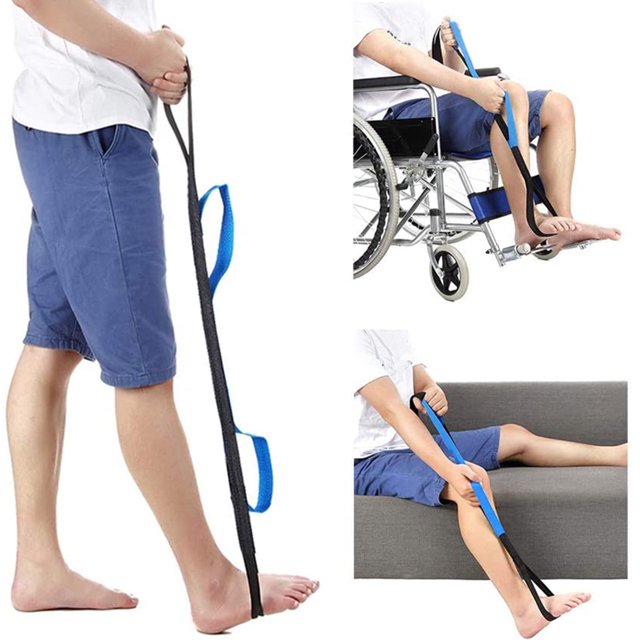 Visland Sangle de Levage de Jambe Longue Sangle Auxiliaire de Récupération Chirurgicale pour Patients Âgés