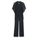 thumbnail image 1 of ICHUANYI Clearance Women Hollow Out Fashion Color High Waist Lace Up Jumpsuit Straight Tube Trouser Set(Black, XL) ICHUANYI WER2023080805459, 1 of 5