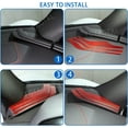 thumbnail image 6 of TNKI  Real Carbon Fiber Side Dashboard Panel Trim Sticker Compatible with Chevrolet Corvette C8 Stingray 2020-2023, Console Side Dash Board Panel Decoration Strip Sticker Accessories, 6 of 14