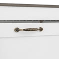 thumbnail image 5 of Euroco Wood Queen Size Murphy Bed with LED Light, Convertible Wall Bed with Cabinet, White, 5 of 14