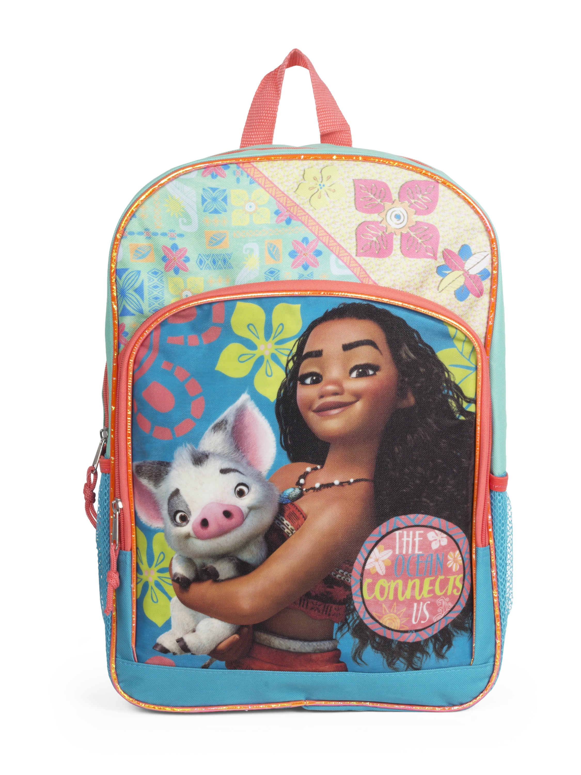 Disney Disney Moana Julius Pink Flower 16" Backpack School Bag