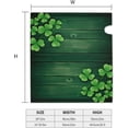 thumbnail image 3 of Sparkle Clovers Shamrocks Magnetic Mailbox Covers, Mail Wraps Garden Yard Home Decor for Outdoor Standard Size 21x18 in, 3 of 6