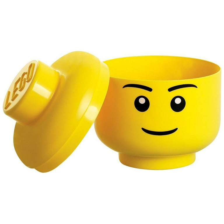 Room Copenhagen Lego Storage Head container, L, Girl