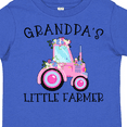 thumbnail image 4 of Inktastic Grandpa's Little Farmer- Pink Tractor and Flowers Boys or Girls Toddler T-Shirt, 4 of 5