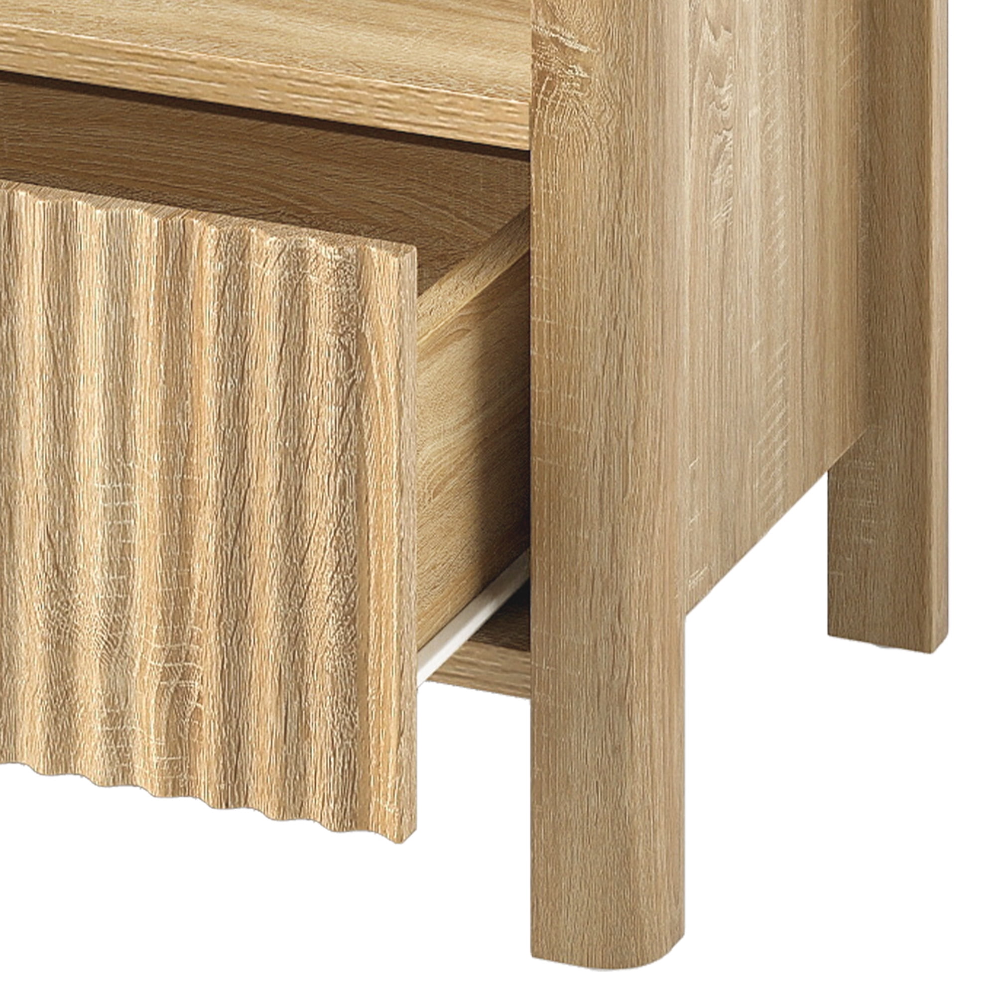 Uforic 5 Cube Bookcase with LED Light, Modern 3 Tier Bookshelf with Drawers for Home Office