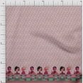 thumbnail image 1 of Soimoi Tissu Satin Modal Imprimé Figure Humaine au Mètre 42 Pouces de Large, 1 of 3
