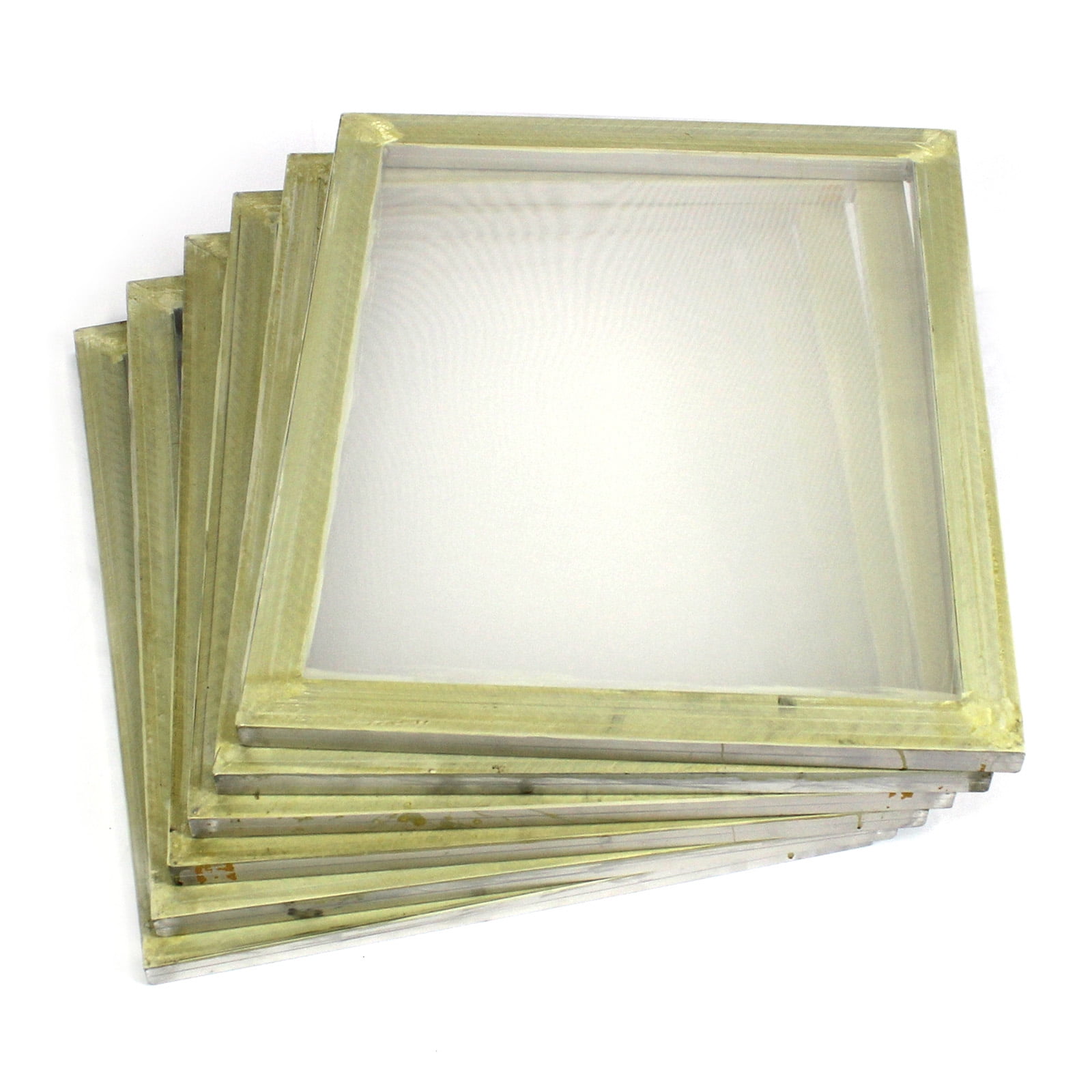 12 Pack Aluminum Silk Screen Printing Press Screens 110 White Mesh 20" x 24" 