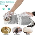 thumbnail image 5 of DENZUS Cat Bathing Mesh Bag Anti Scratch Anti Bite Soft Durable for Cats & Dogs Restraint Grooming Nail Trimming Washing, 5 of 8